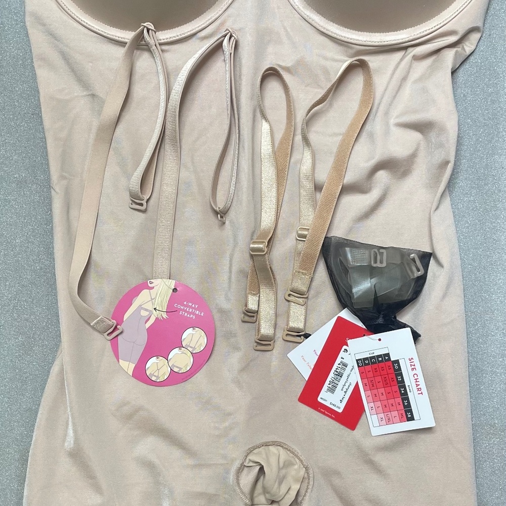 Spanx Mid Thigh Full Body Suit - Four Way Straps